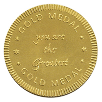 You are the greatest gold medal