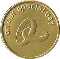 Wedding Coin Intertwined Bands
